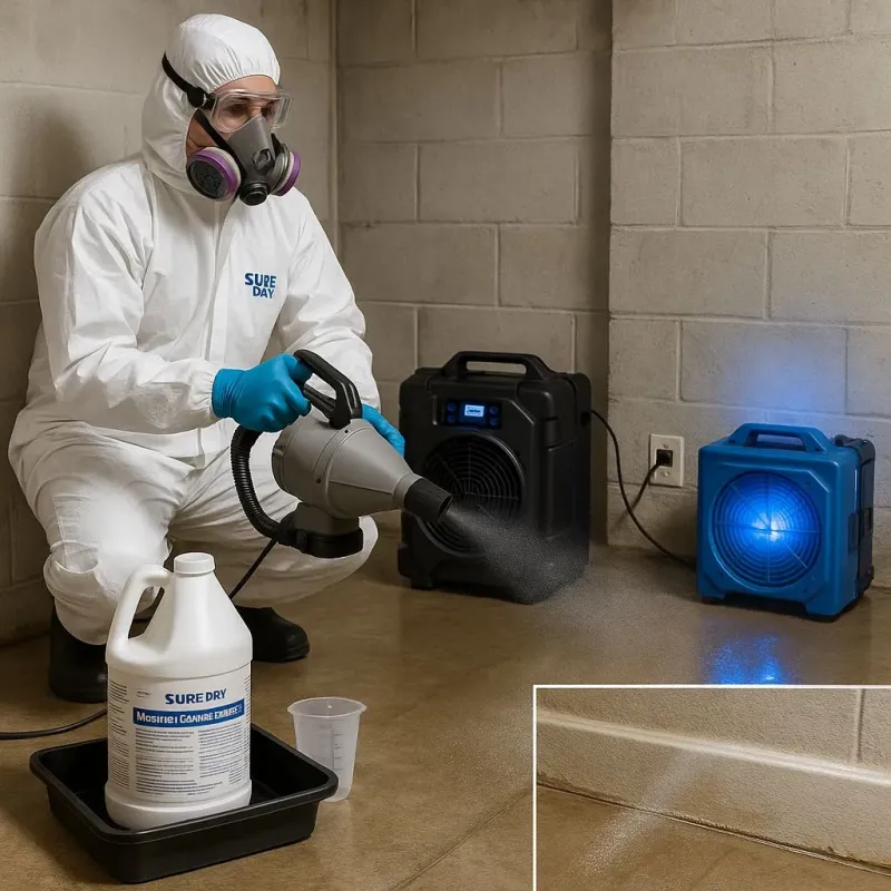 Sanitization and Odor Removal process in Quail Ridge, FL